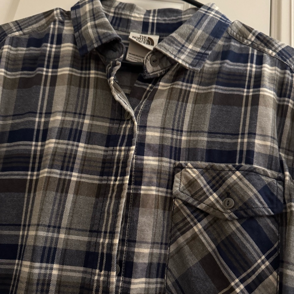 The North Face Plaid Button Down Long Sleeve